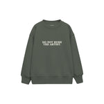 Do Not Rush Çocuk Sweatshirt — Antrasit — ön görünüm