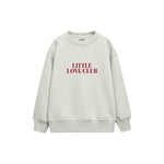 Little Love Club Çocuk Sweatshirt — Beyaz — ön görünüm