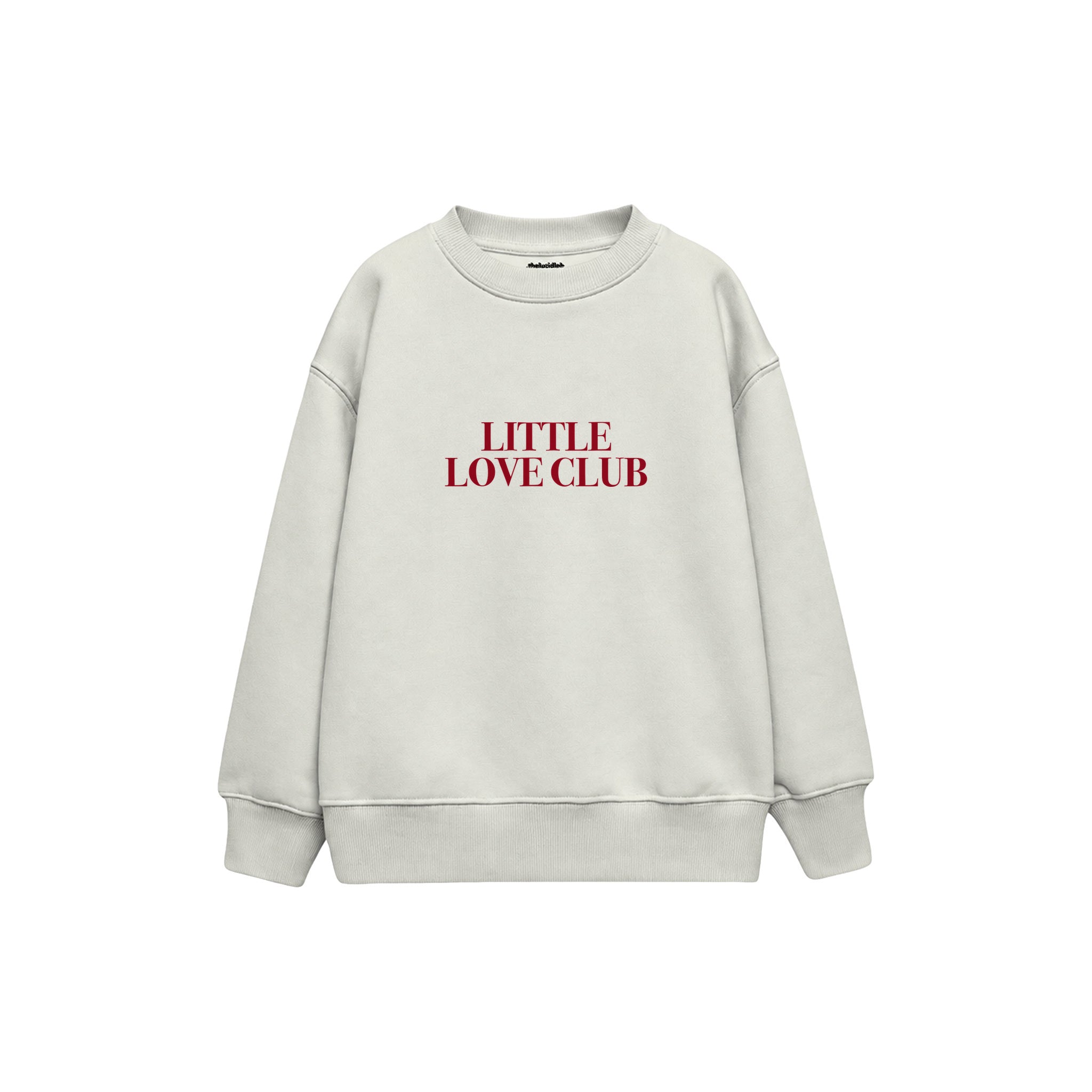 Little Love Club Çocuk Sweatshirt — Beyaz — ön görünüm