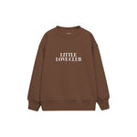 Little Love Club Çocuk Sweatshirt — Kahverengi — ön görünüm