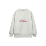 Ice Cream Days Forever Çocuk Sweatshirt — Beyaz — arka görünüm