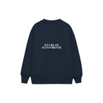 Ice Cream Days Forever Çocuk Sweatshirt — Lacivert — arka görünüm