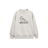 BABYSAURUS Çocuk Sweatshirt — Beyaz — ön görünüm