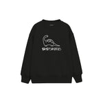 BABYSAURUS Çocuk Sweatshirt — Siyah — ön görünüm
