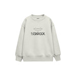 SIDEKICK Çocuk Sweatshirt — Beyaz — ön görünüm