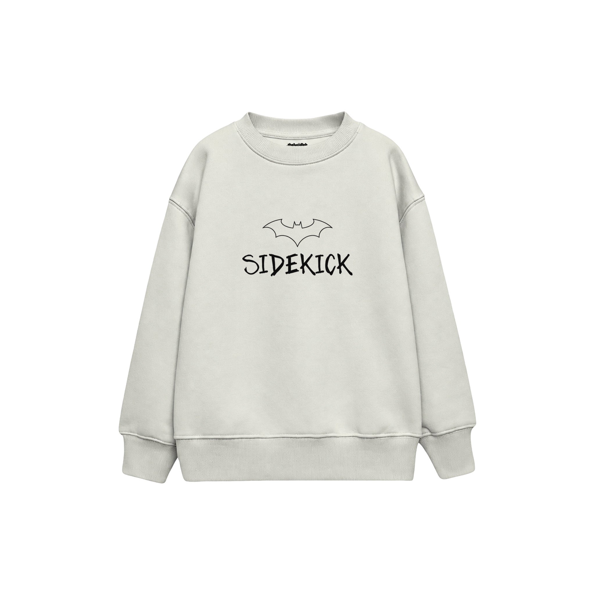 SIDEKICK Çocuk Sweatshirt — Beyaz — ön görünüm