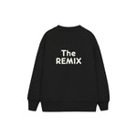 The Remix Çocuk Sweatshirt — Siyah — arka görünüm