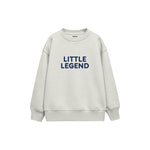LITTLE LEGEND Çocuk Sweatshirt — Beyaz — ön görünüm