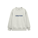 CREATION Çocuk Sweatshirt — Beyaz — ön görünüm