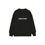 CREATION Çocuk Sweatshirt — Siyah — ön görünüm