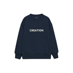 CREATION Çocuk Sweatshirt — Lacivert — ön görünüm