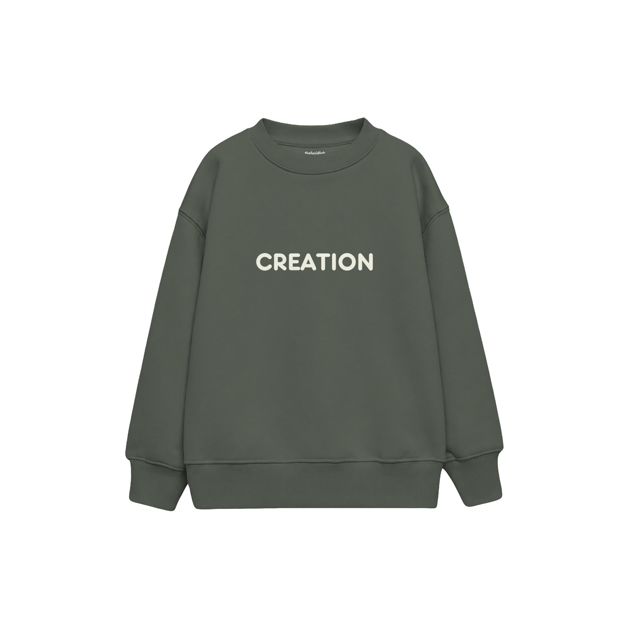 CREATION Çocuk Sweatshirt — Antrasit — ön görünüm
