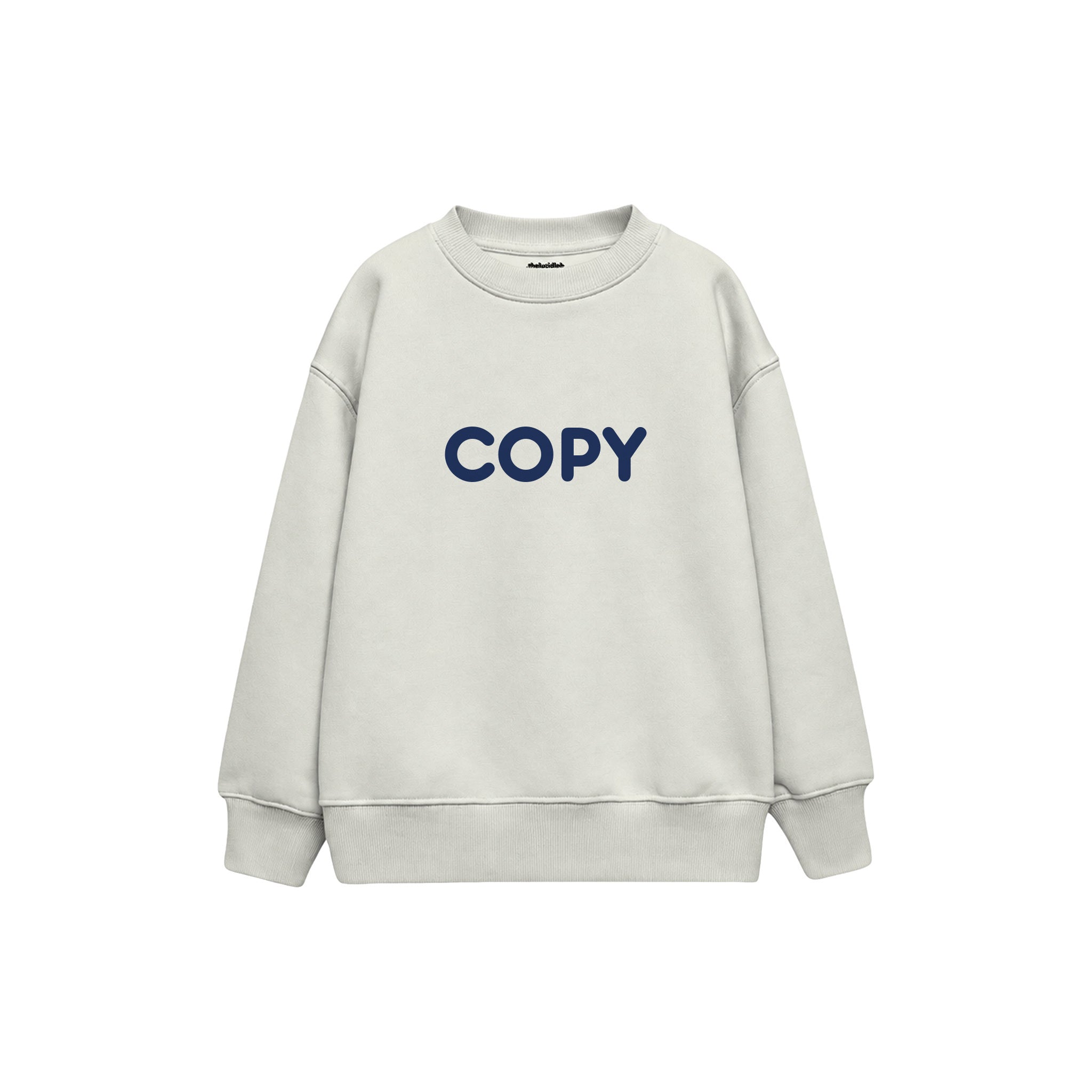COPY Çocuk Sweatshirt — Beyaz — ön görünüm
