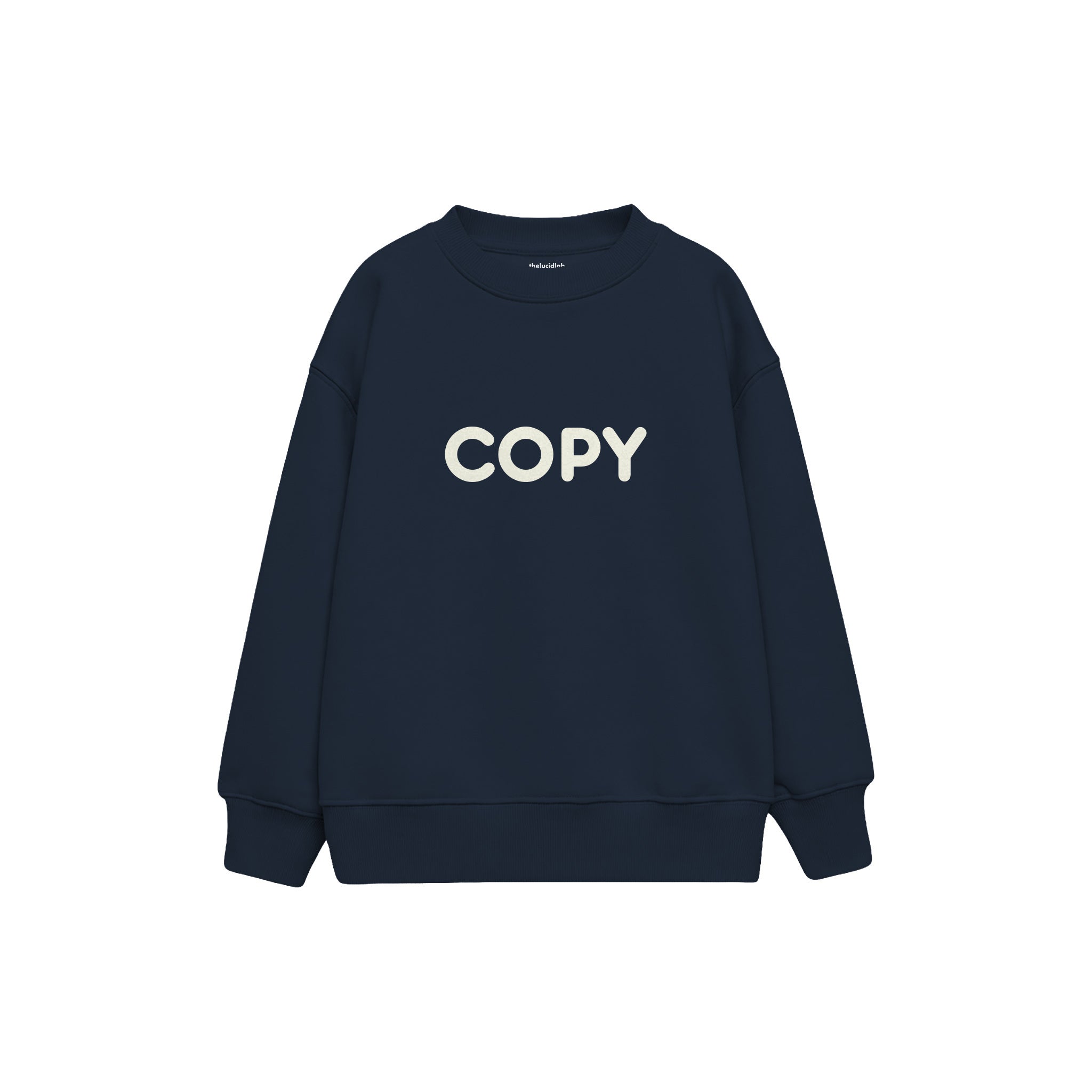 COPY Çocuk Sweatshirt — Lacivert — ön görünüm
