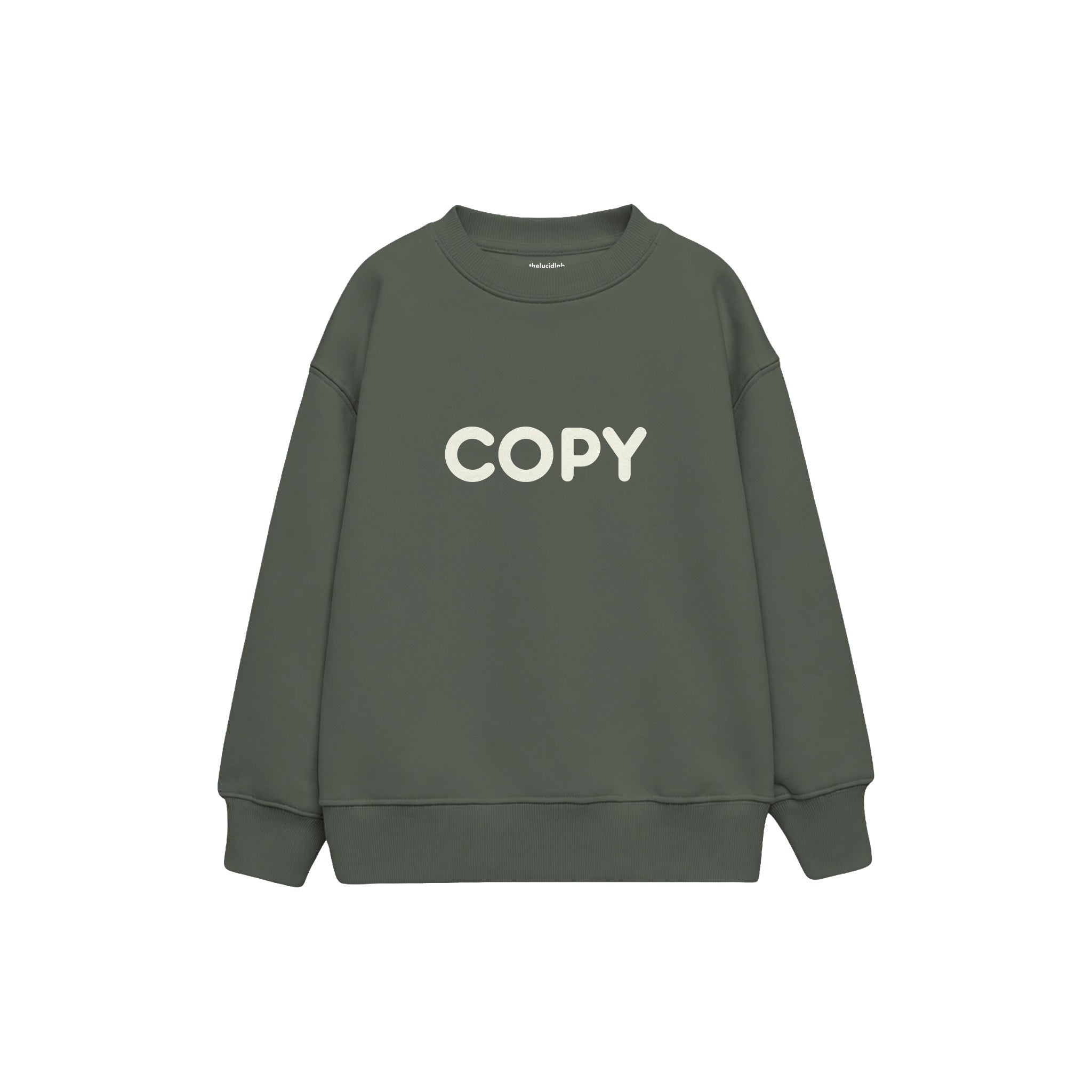 COPY Çocuk Sweatshirt — Antrasit — ön görünüm