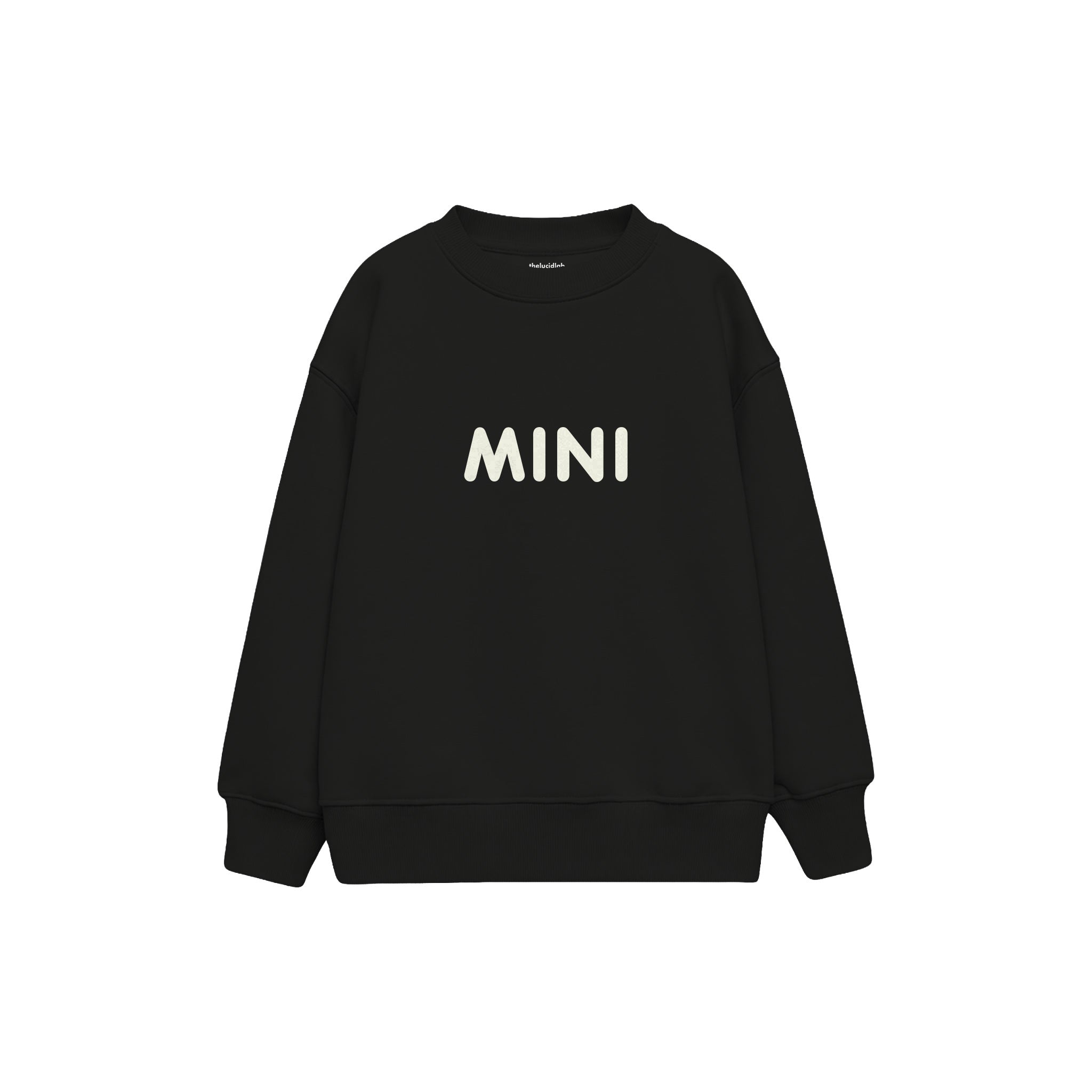 MINI Çocuk Sweatshirt — Siyah — ön görünüm