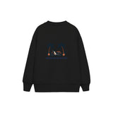 Never Been Better Çocuk Sweatshirt — Siyah — arka görünüm