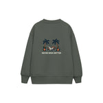 Never Been Better Çocuk Sweatshirt — Antrasit — arka görünüm