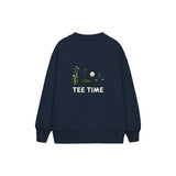 Tee Time Çocuk Sweatshirt — Lacivert — arka görünüm