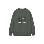 Tee Time Çocuk Sweatshirt — Antrasit — arka görünüm