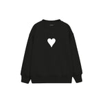 Little Heart Çocuk Sweatshirt — Siyah — ön görünüm