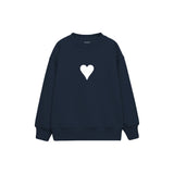 Little Heart Çocuk Sweatshirt — Lacivert — ön görünüm