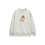 Roller Bear Çocuk Sweatshirt — Beyaz — ön görünüm