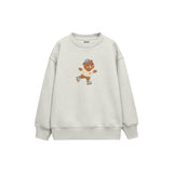 Roller Bear Çocuk Sweatshirt — Beyaz — ön görünüm