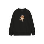 Roller Bear Çocuk Sweatshirt — Siyah — ön görünüm