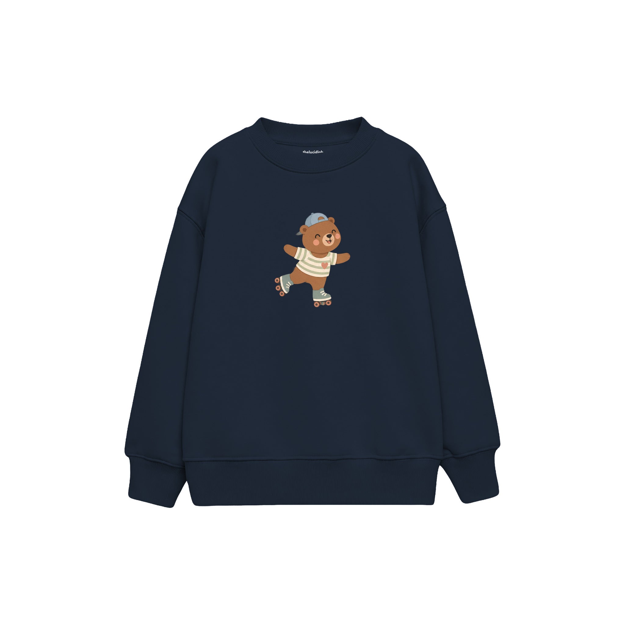 Roller Bear Çocuk Sweatshirt — Lacivert — ön görünüm