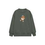 Roller Bear Çocuk Sweatshirt — Antrasit — ön görünüm