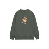Roller Bear Çocuk Sweatshirt — Antrasit — ön görünüm