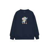 Scooter Elephant Çocuk Sweatshirt — Lacivert — ön görünüm
