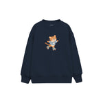 Roller Tiger Çocuk Sweatshirt — Lacivert — ön görünüm
