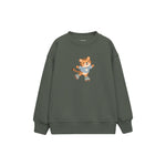 Roller Tiger Çocuk Sweatshirt — Antrasit — ön görünüm