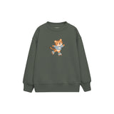 Roller Tiger Çocuk Sweatshirt — Antrasit — ön görünüm