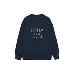 Little and Loved Çocuk Sweatshirt — Lacivert — ön görünüm