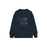Little and Loved Çocuk Sweatshirt — Lacivert — ön görünüm