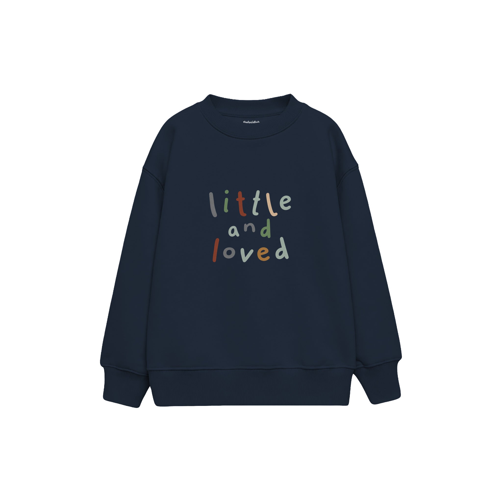 Little and Loved Çocuk Sweatshirt — Lacivert — ön görünüm