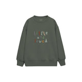 Little and Loved Çocuk Sweatshirt — Antrasit — ön görünüm