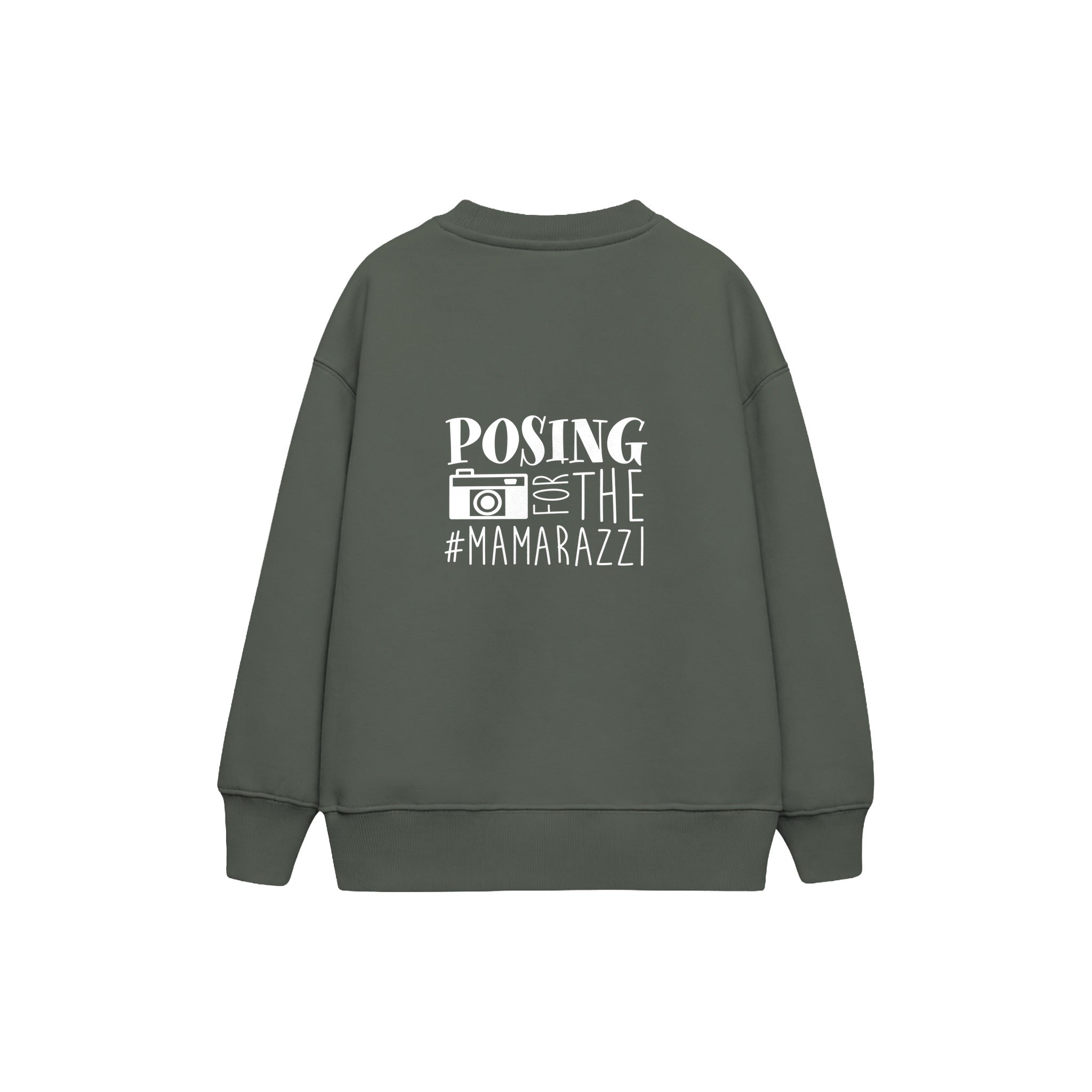Mamarazzi Çocuk Sweatshirt — Antrasit — arka görünüm