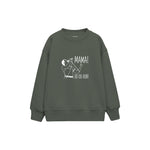 Mama Oooh Çocuk Sweatshirt — Antrasit — ön görünüm