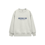 Hugs Five Dollars Çocuk Sweatshirt — Beyaz — ön görünüm