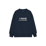 Tiny Negotiator Çocuk Sweatshirt — Lacivert — ön görünüm