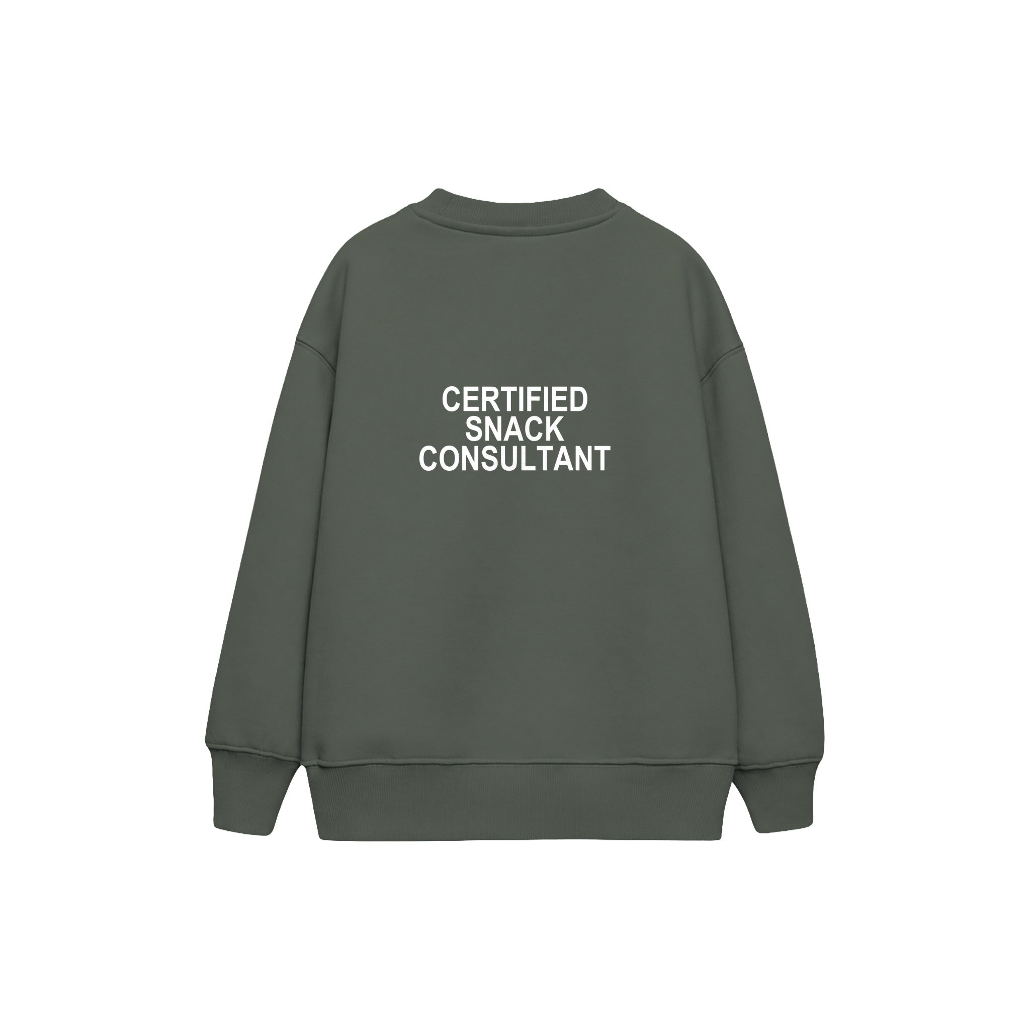 Snack Consultant Çocuk Sweatshirt — Antrasit — arka görünüm