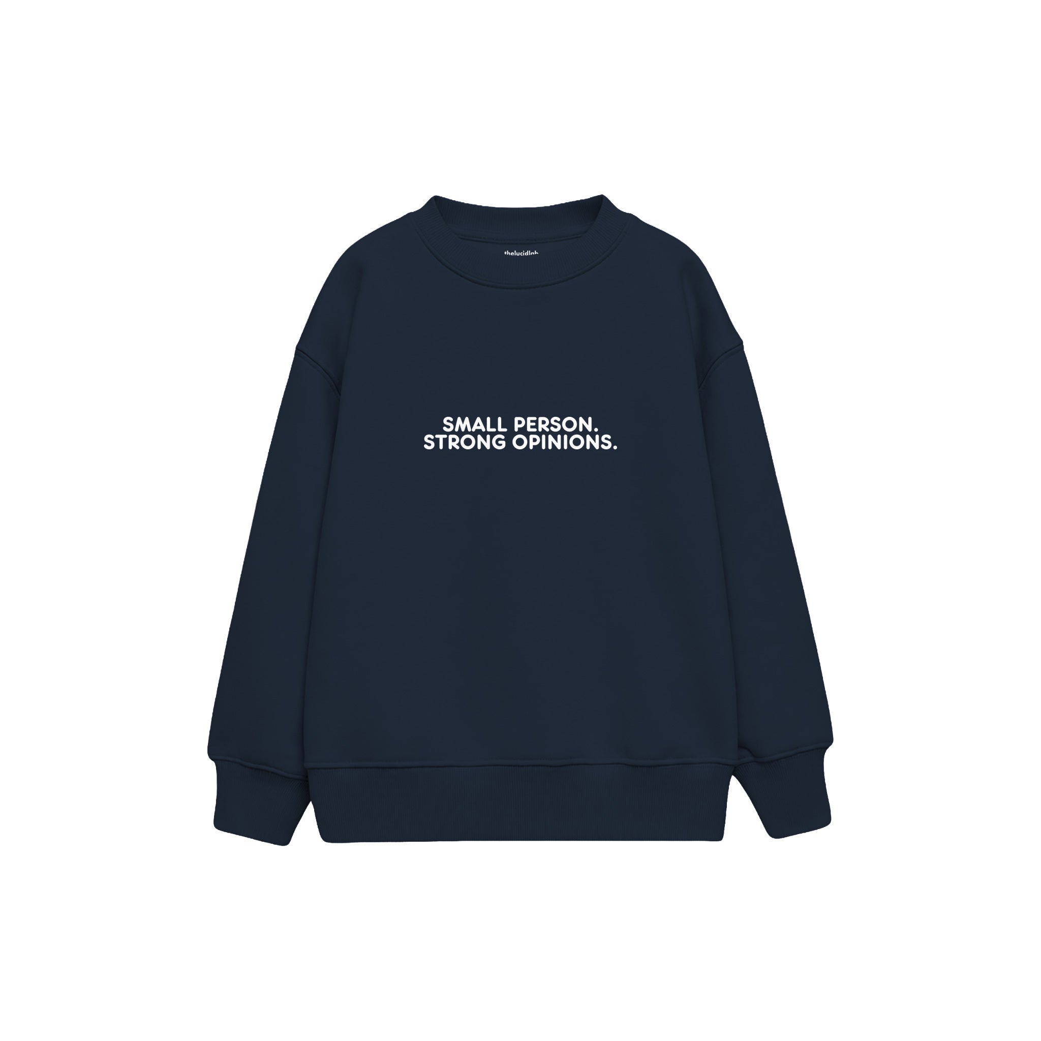 Expert Opinion Çocuk Sweatshirt — Lacivert — ön görünüm
