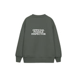 Puddle Inspector Çocuk Sweatshirt — Antrasit — arka görünüm