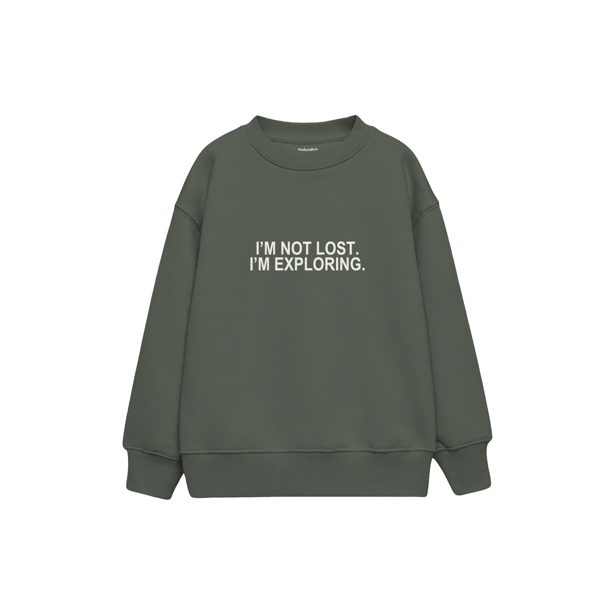 Not Lost Çocuk Sweatshirt — Antrasit — ön görünüm