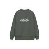 One More Story Çocuk Sweatshirt — Antrasit — arka görünüm