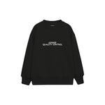 Quality Control Çocuk Sweatshirt — Siyah — ön görünüm